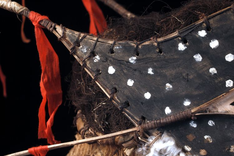 Masque de Danse, Papouasie Nouvelle Guinée, Art Premier, Art Océanien, îles Tabar, 85 cm