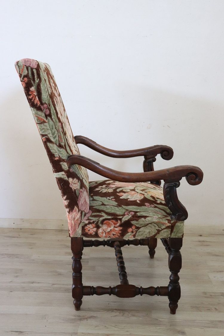 Antique Walnut Armchair, 18th Century Special Price