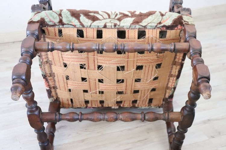 Antique Walnut Armchair, 18th Century Special Price