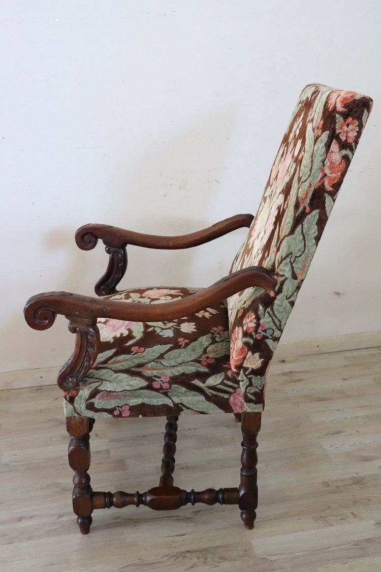 Antique Walnut Armchair, 18th Century Special Price