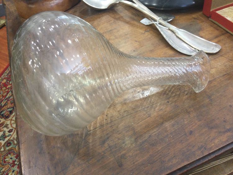 Carafe à hélice XIXe 
