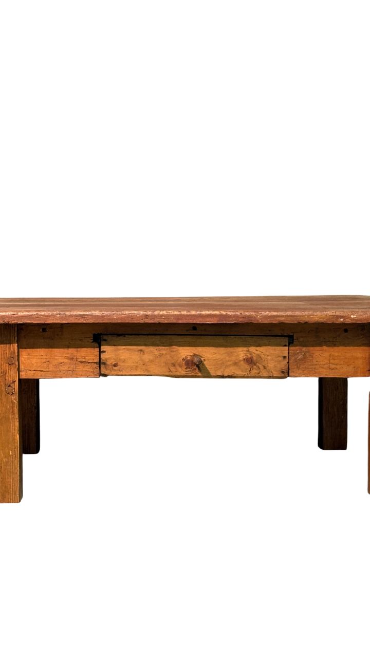 Tavolino in abete 1800