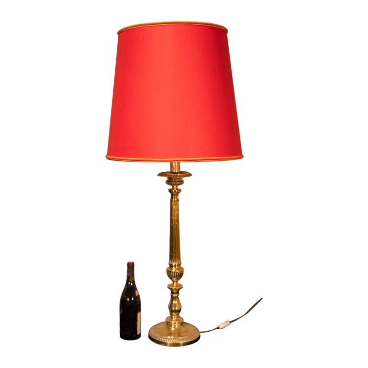 Lamp made from a 19th-century candle pick