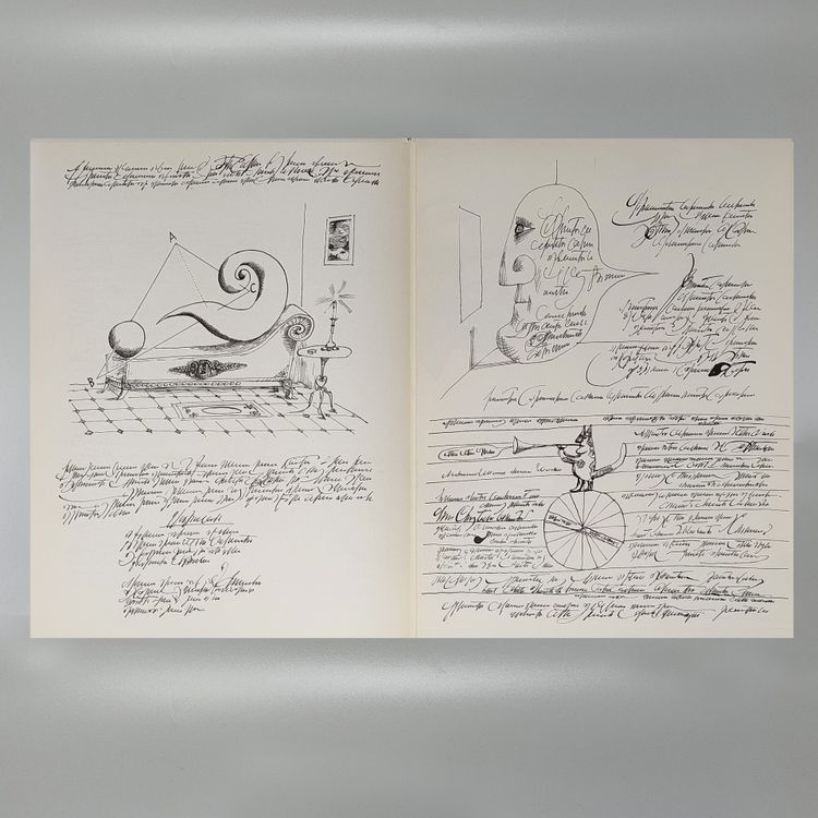 Saul Steinberg "Derriere Le Miroir" n. 157 avec quatorze lithographies de Maeght Editeur.