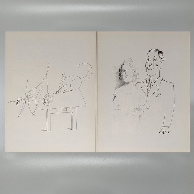 Saul Steinberg "Derriere Le Miroir" n. 157 avec quatorze lithographies de Maeght Editeur.