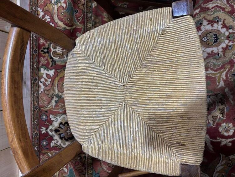 Série de 4 chaises paillées 