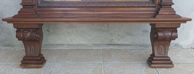 Renaissance walnut mirror