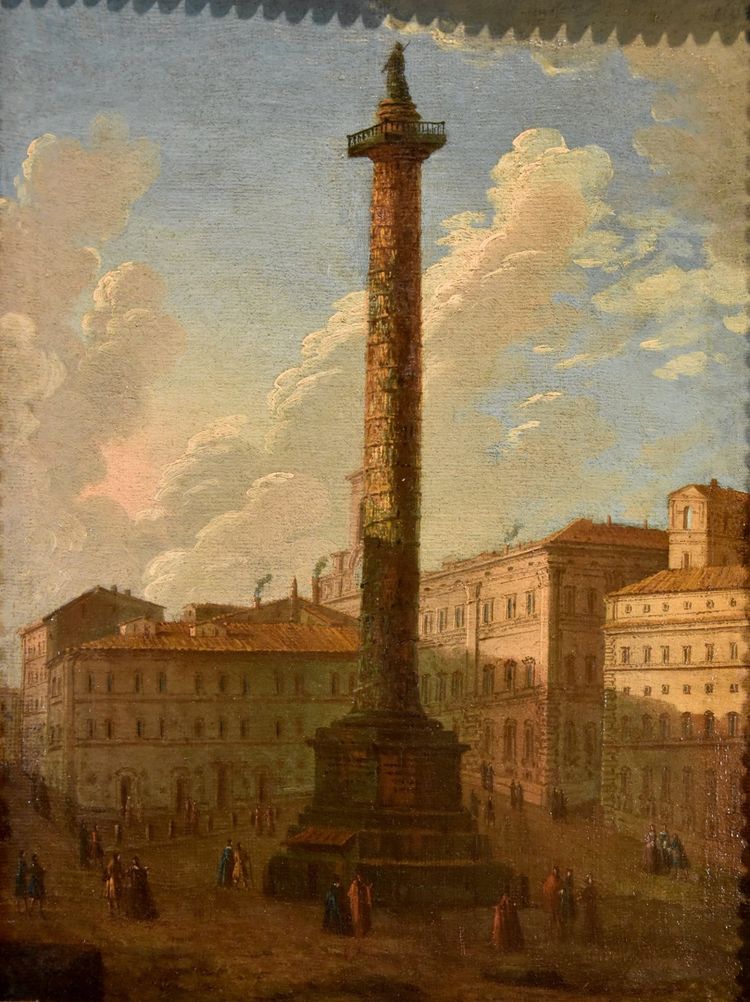 Coppia di vedute di Roma , Antonio Joli (Modena, 1700 – Napoli, 1777)
