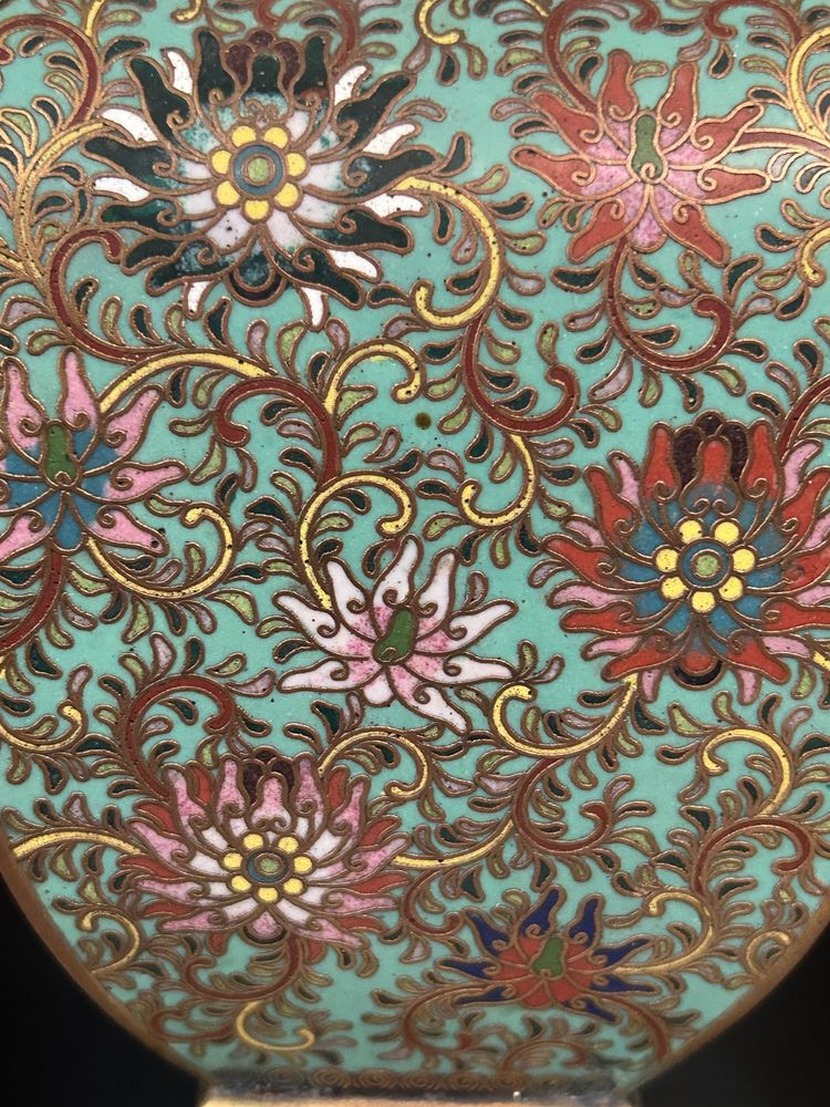 Cloisonné enamel vase, Chinese work, late 19th century - enamel - China H 34 cm