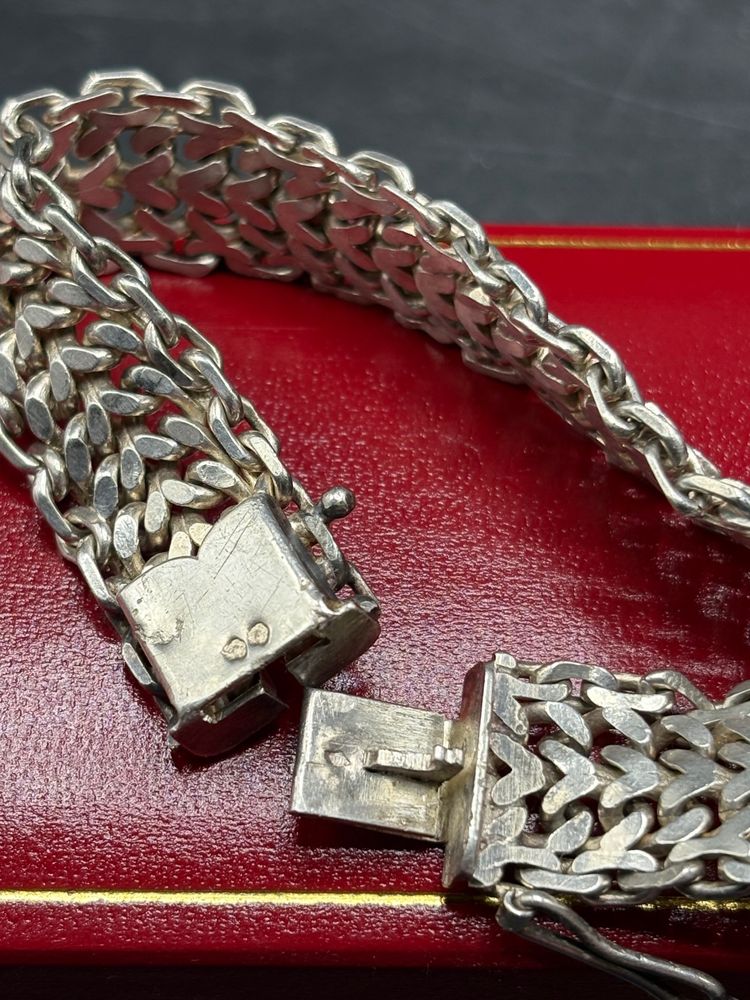 BRACCIALE IN ARGENTO MASSICCIO