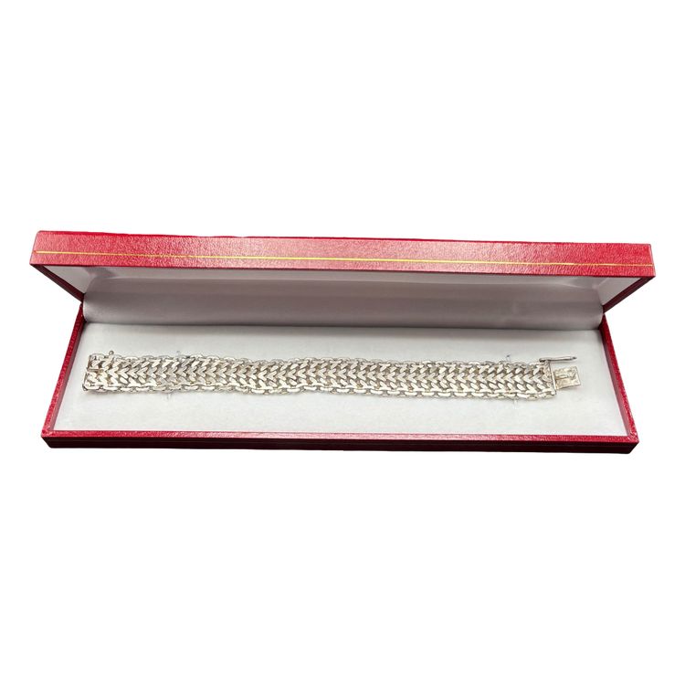 BRACCIALE IN ARGENTO MASSICCIO