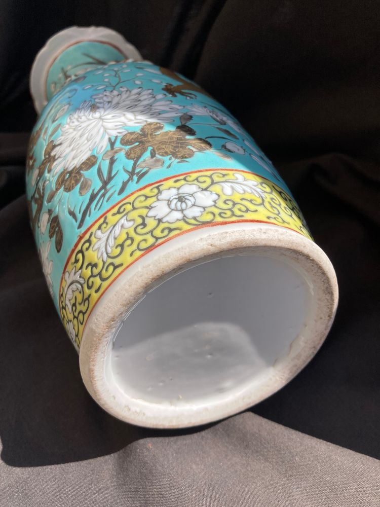 Dayazhai famille rose porcelain vase with dragons