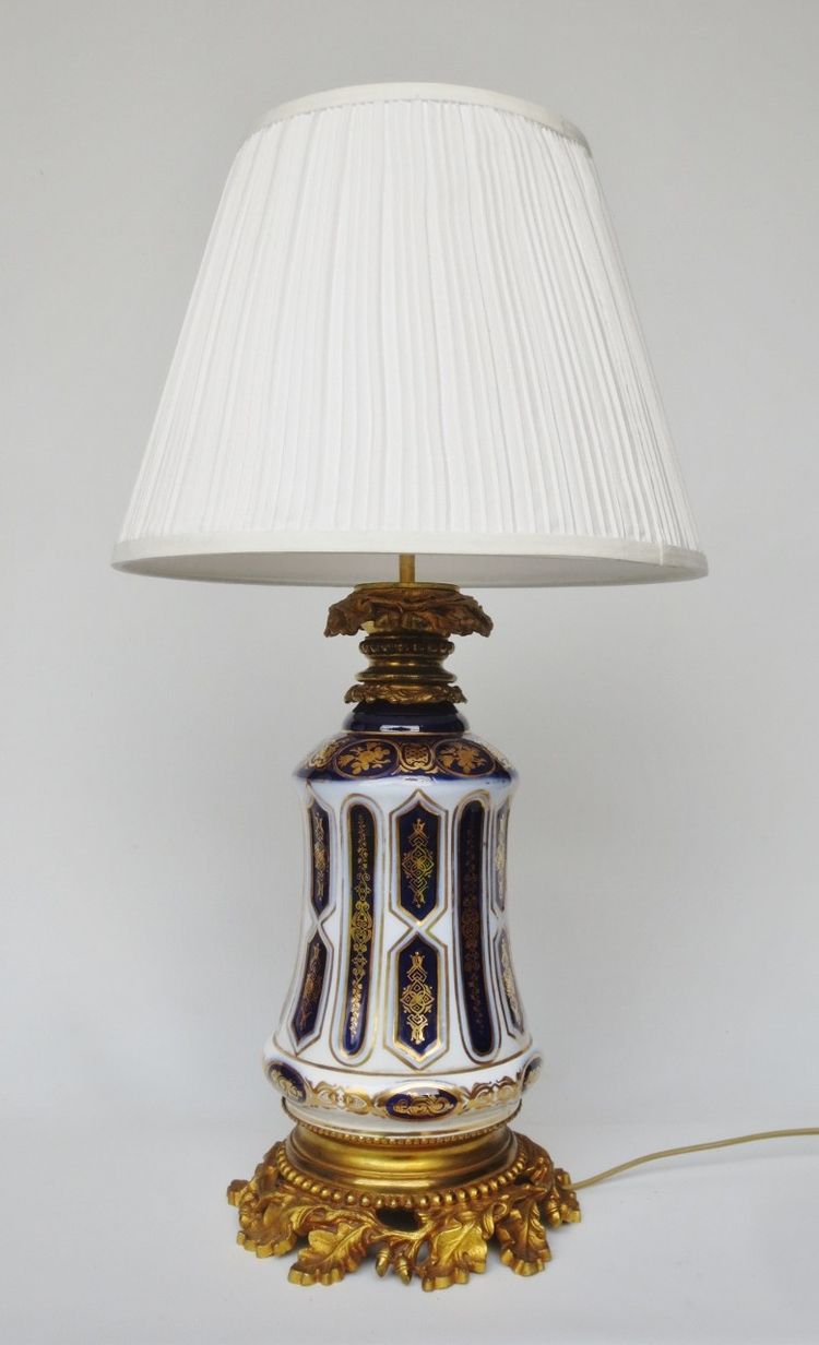 Bayeux porcelain lamps.