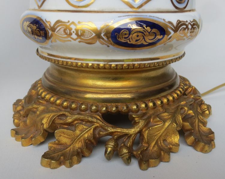 Bayeux porcelain lamps.