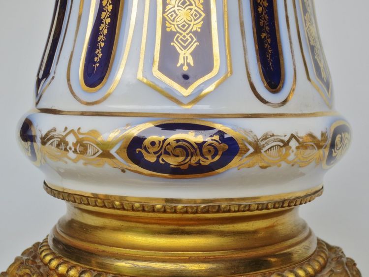 Bayeux porcelain lamps.
