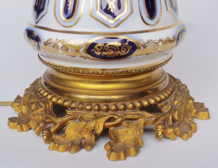 Bayeux porcelain lamps.