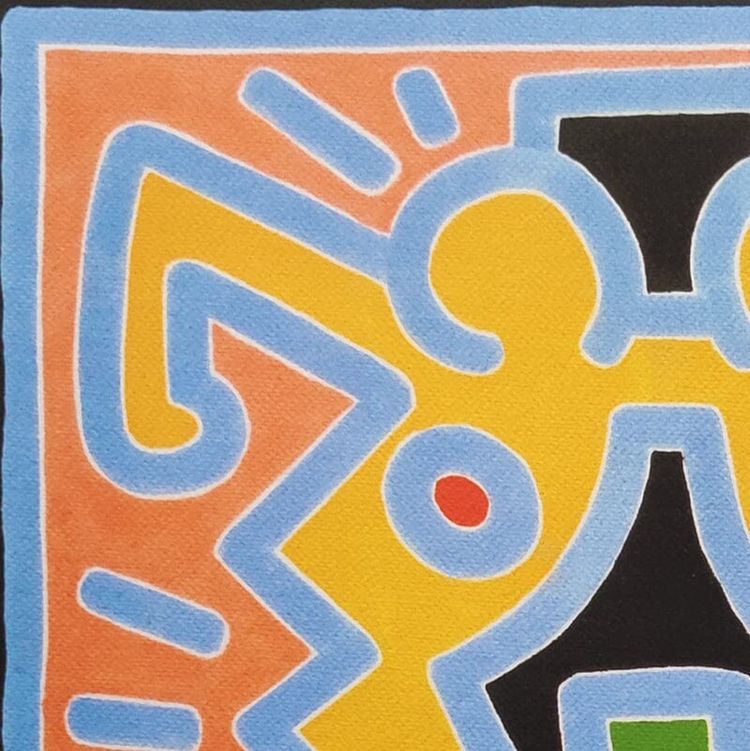 Splendida litografia originale in edizione limitata di Keith Haring degli anni '90