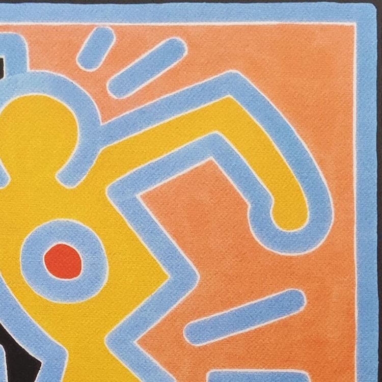 Splendida litografia originale in edizione limitata di Keith Haring degli anni '90