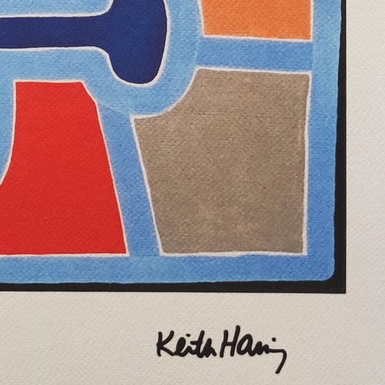 Splendida litografia originale in edizione limitata di Keith Haring degli anni '90