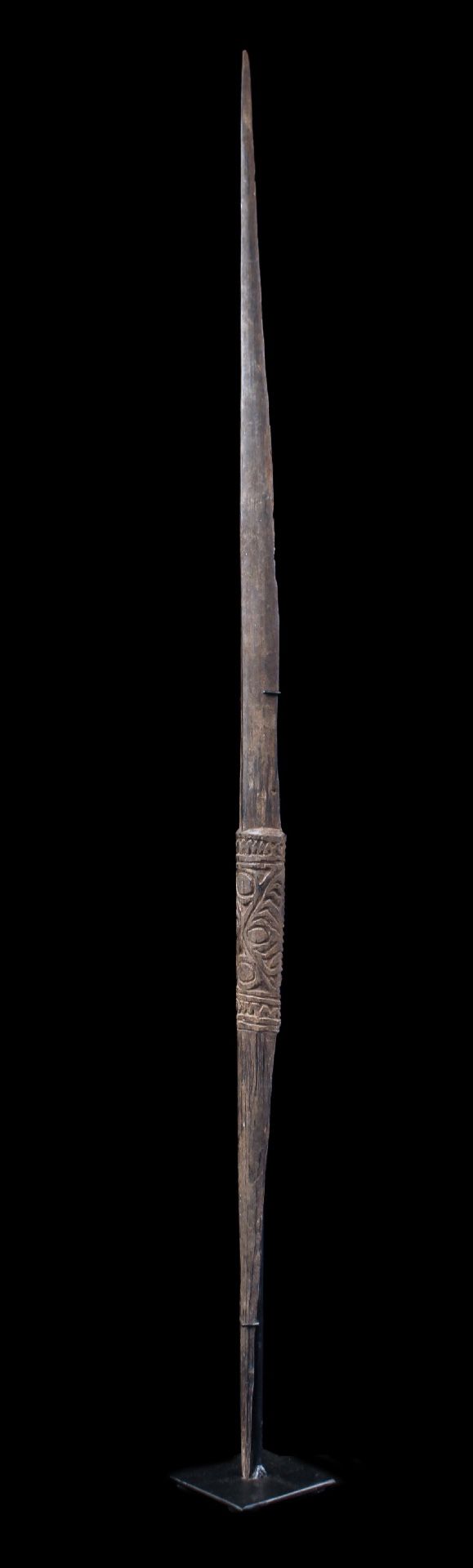 Pointe de lance, art tribal, art océanien, Océanie, sculpture, 90 cm