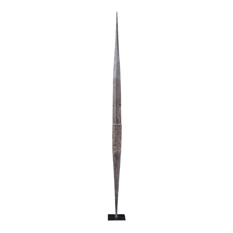 Pointe de lance, art tribal, art océanien, Océanie, sculpture, 90 cm