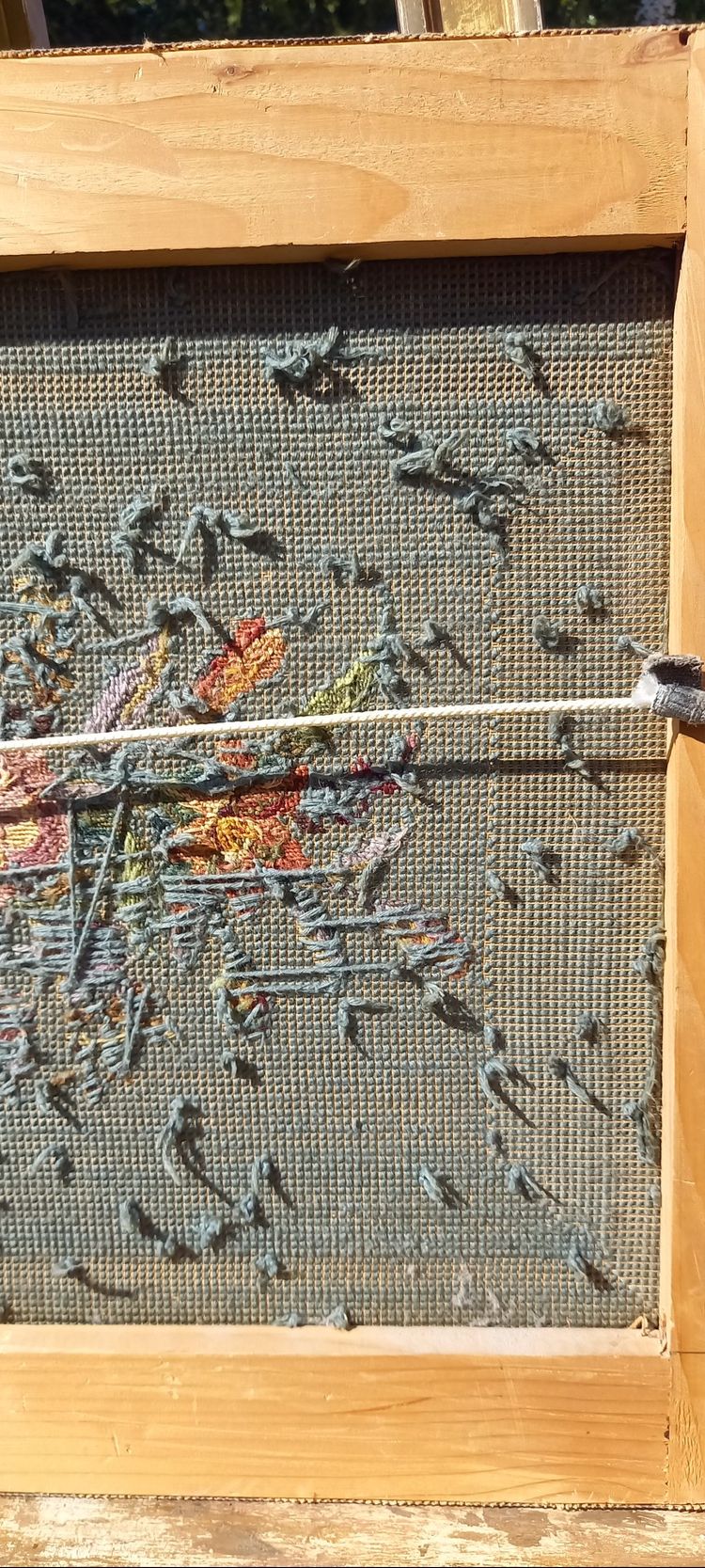 floral tapestry/vintage