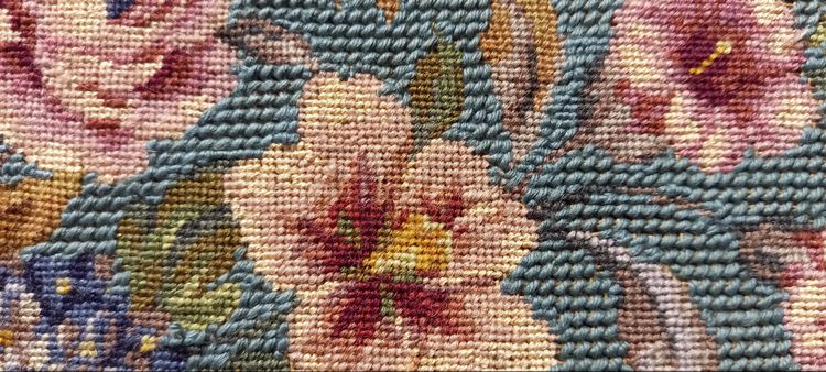 floral tapestry/vintage