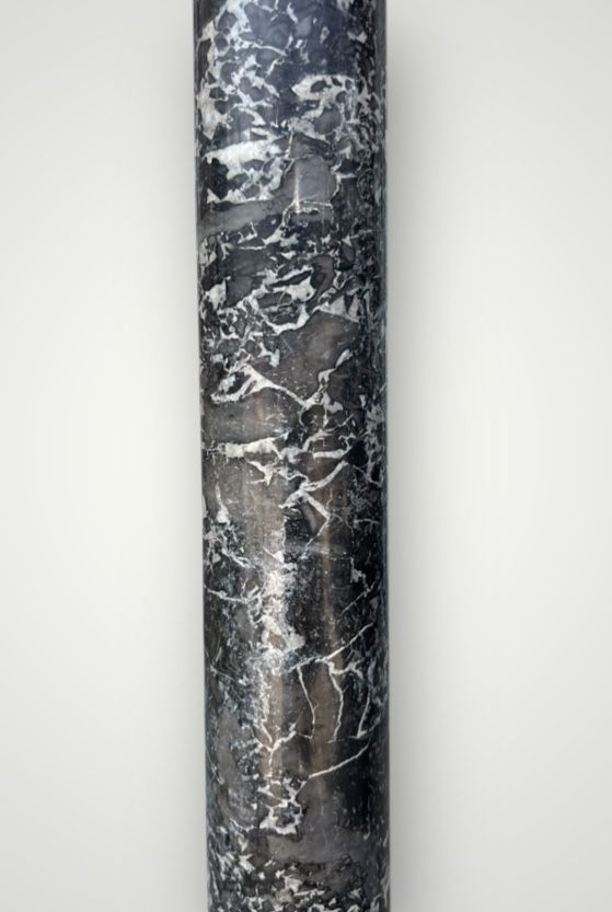 Säulenpaar - Ständer - Marmorscheiden, 19. Jahrhundert H 106 cm, Standsäule