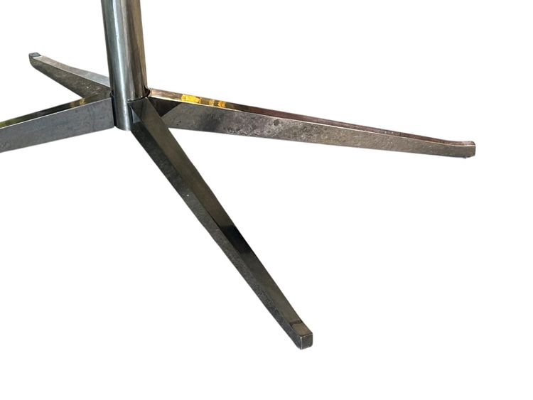 Großer ovaler Esstisch Florence Knoll Marmorplatte L 244 cm
