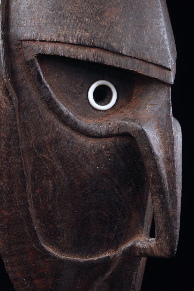 Brag mask, Oceanic art, tribal art, Papua New Guinea, Sculpture, primitive arts, 62 cm