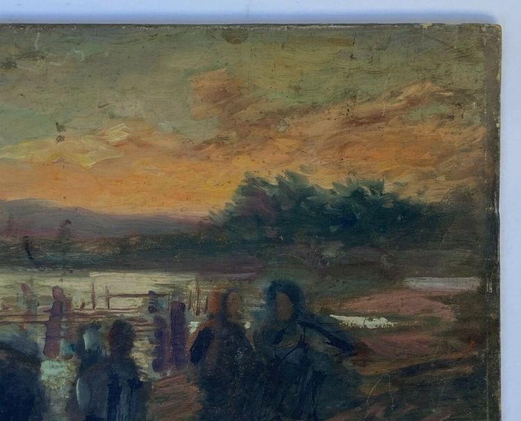 Oil on panel Halong Bay 1940