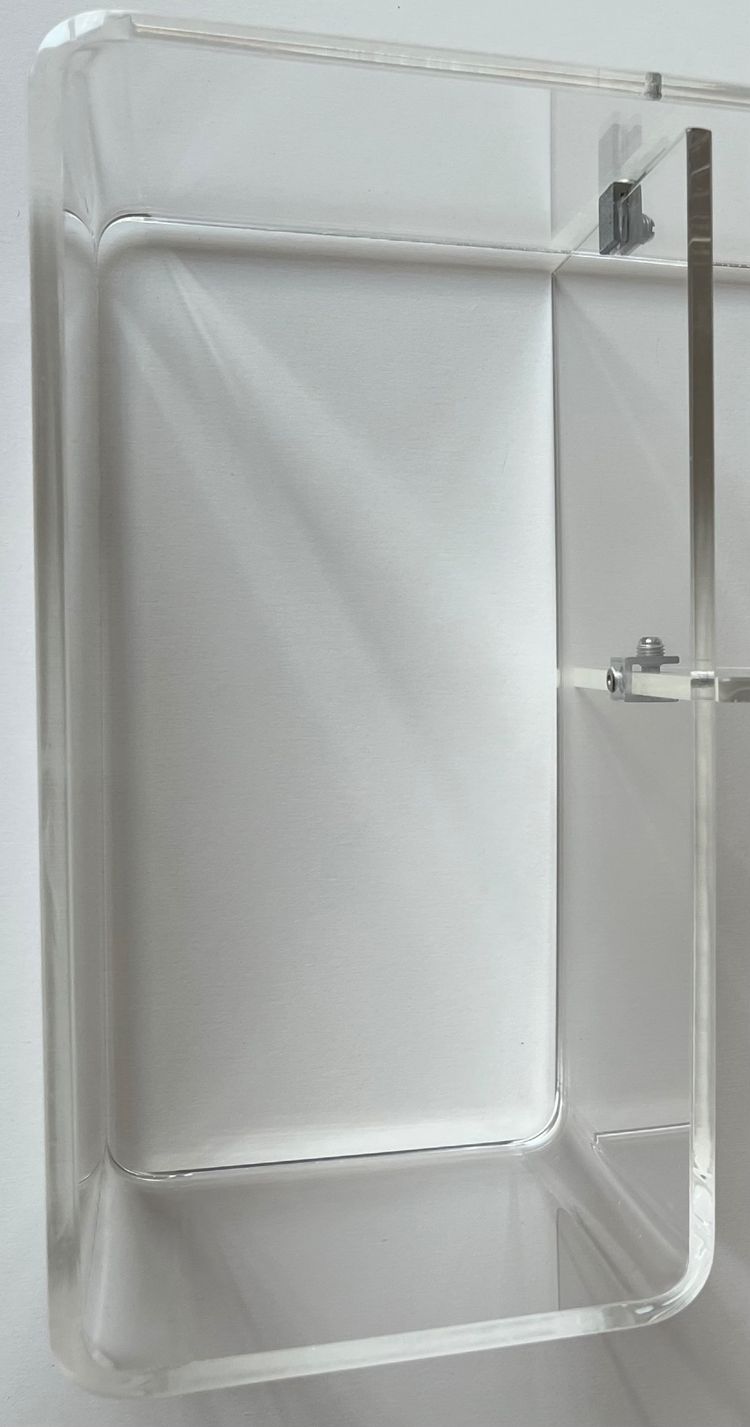 Etagère en plexiglas par Michel Dumas, France années 70