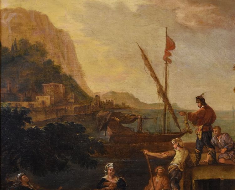 Jacob de Heush (Utrecht 1657 – Amsterdam 1701), Küstenlandschaft mit Ruinen