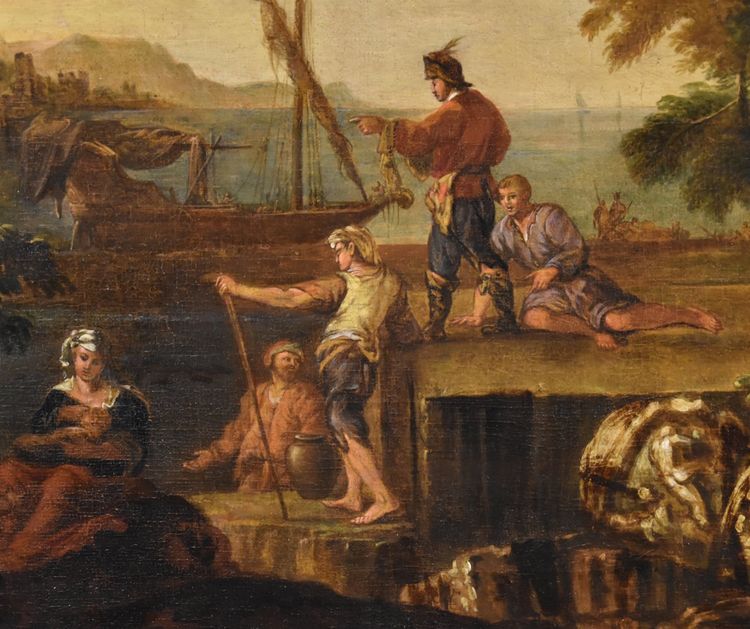 Jacob de Heush (Utrecht 1657 – Amsterdam 1701), Küstenlandschaft mit Ruinen