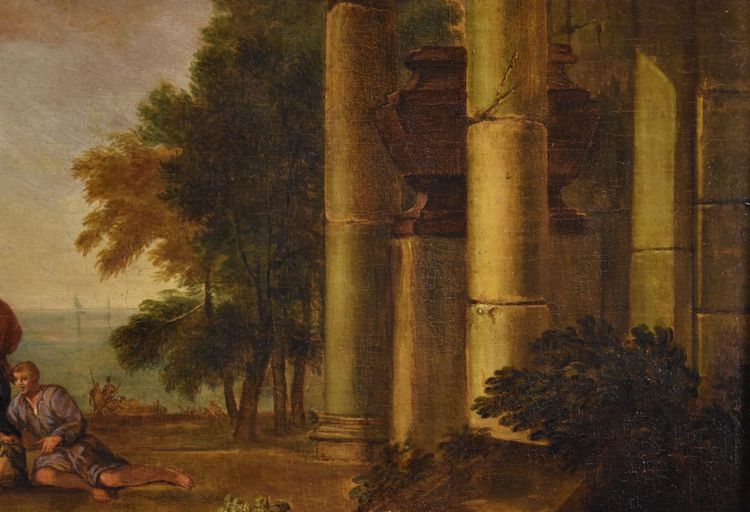 Jacob de Heush (Utrecht 1657 – Amsterdam 1701), Küstenlandschaft mit Ruinen