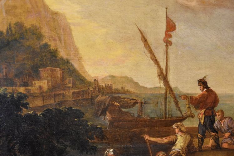 Jacob de Heush (Utrecht 1657 – Amsterdam 1701), Küstenlandschaft mit Ruinen