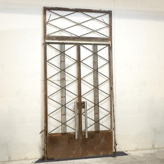 Porte de Chambre Art Déco en Fer Forgé, France, 1930