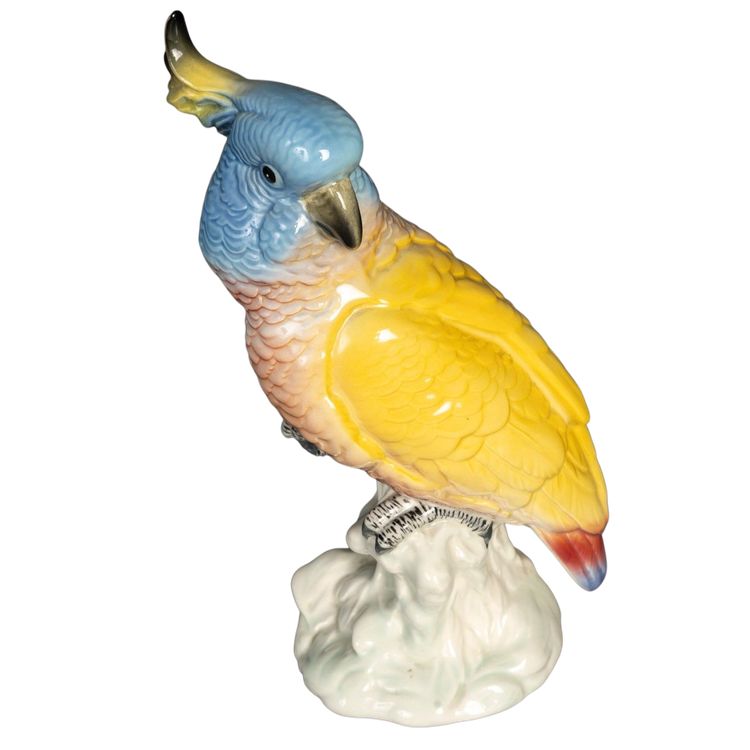 Un sujet en porcelaine polychrome, Allemagne XXème siècle 