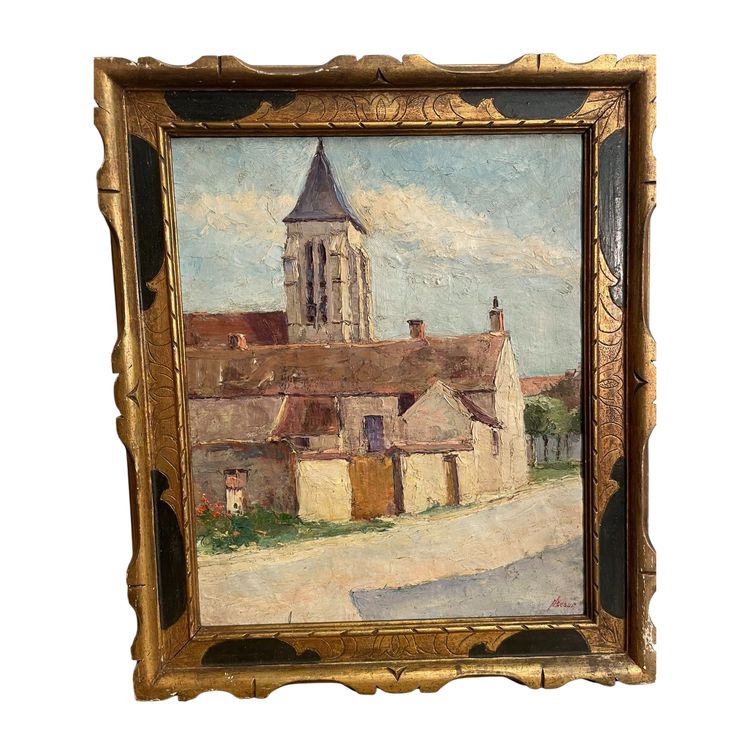 Small village church by Paul Lesur