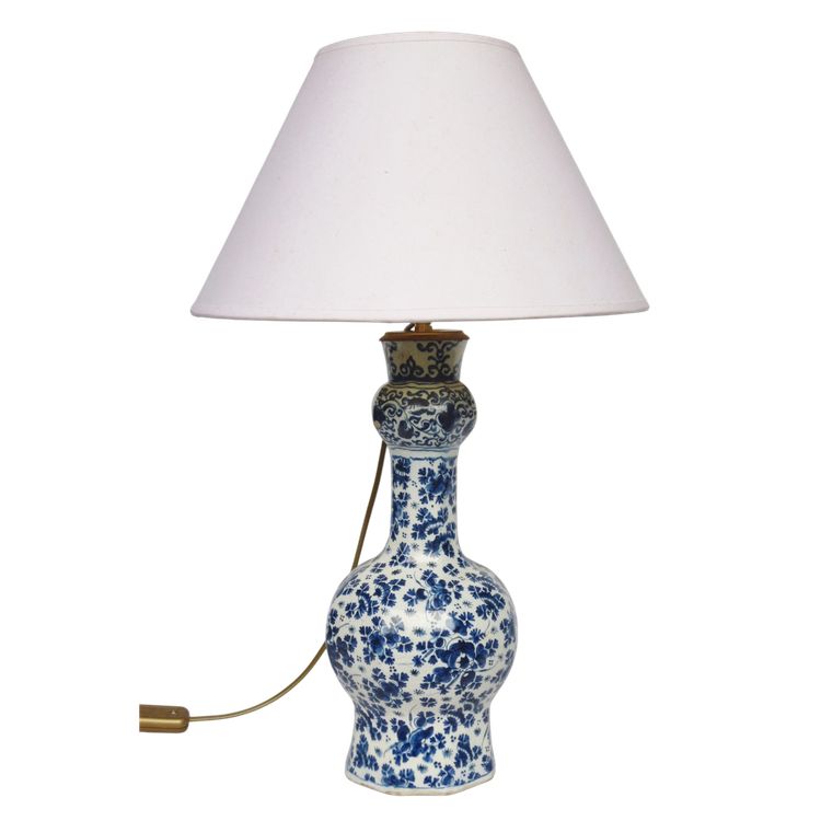 Delfter Lampe, 18. Jahrhundert.