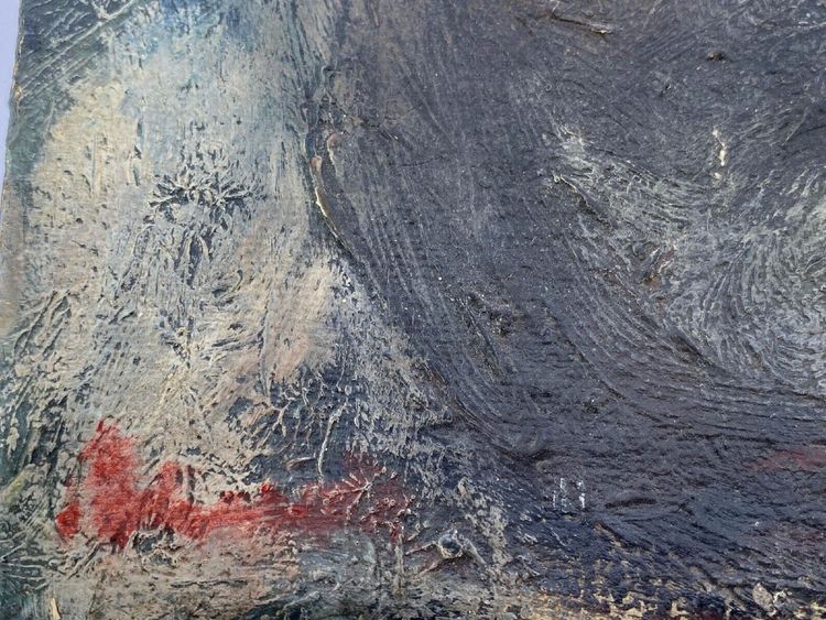Öl auf Leinwand, das ein Kind darstellt