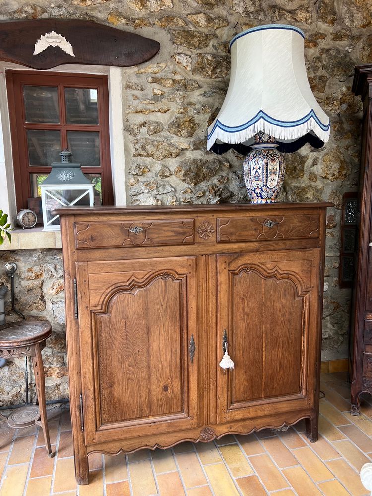 Rare Briard Sideboard in Solid Oak – 19th Century