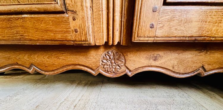 Rare Briard Sideboard in Solid Oak – 19th Century