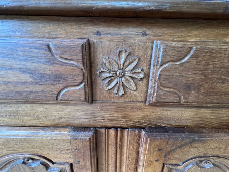 Rare Briard Sideboard in Solid Oak – 19th Century