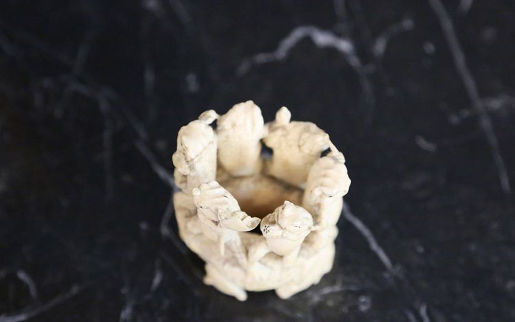 sculpture on ivory 18th-19th century 