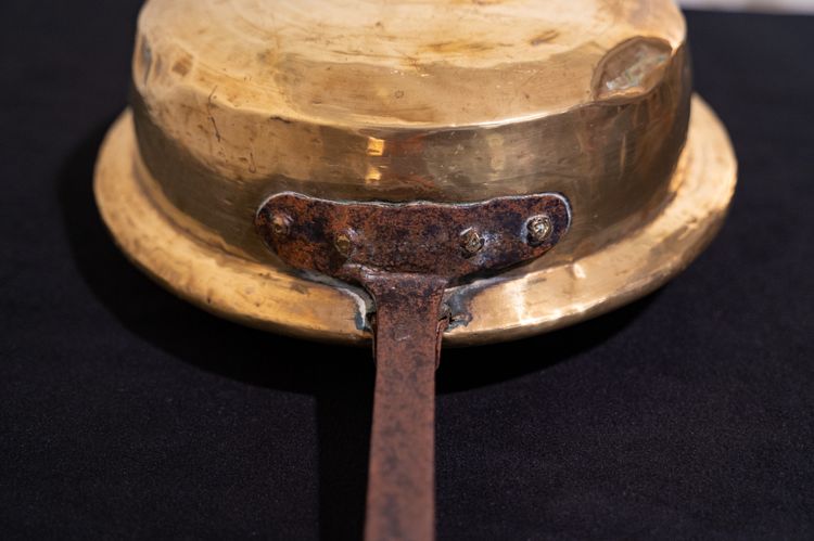 18th century brass basin