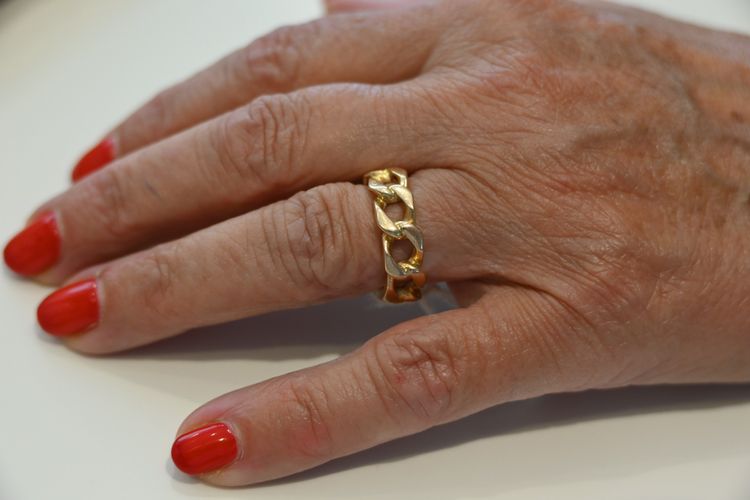Eleganter Gourmet-Ring aus Gelbgold