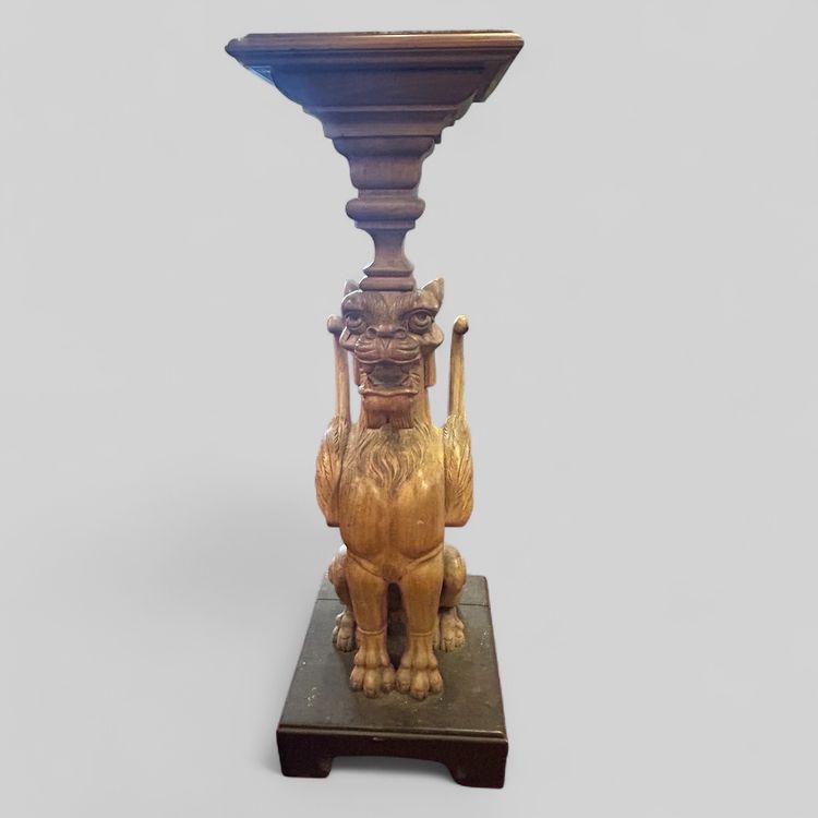 Paire de sellettes aux griffons époque fin XIXéme - gaine - colonne - sellette Napoléon III