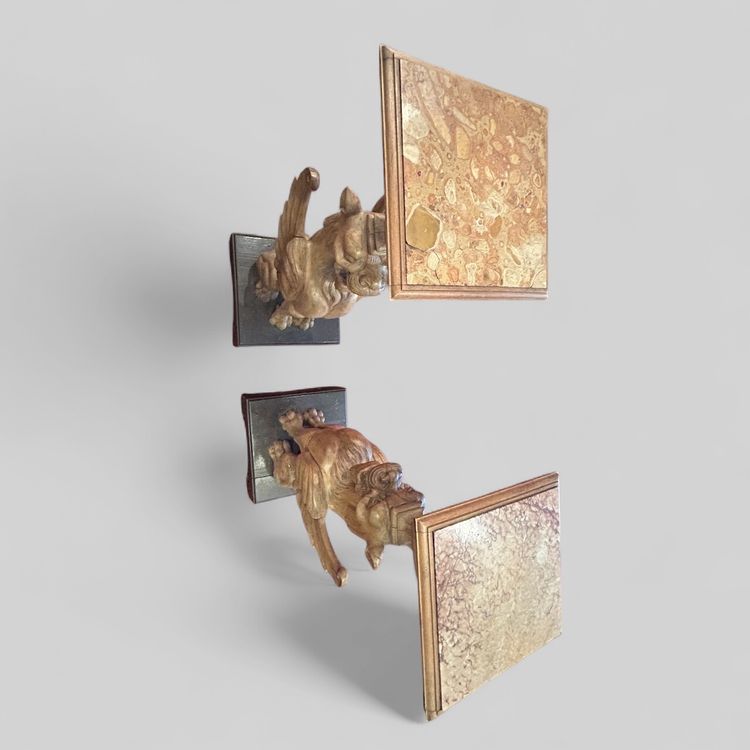 Paire de sellettes aux griffons époque fin XIXéme - gaine - colonne - sellette Napoléon III