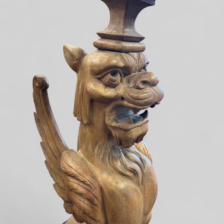 Paire de sellettes aux griffons époque fin XIXéme - gaine - colonne - sellette Napoléon III